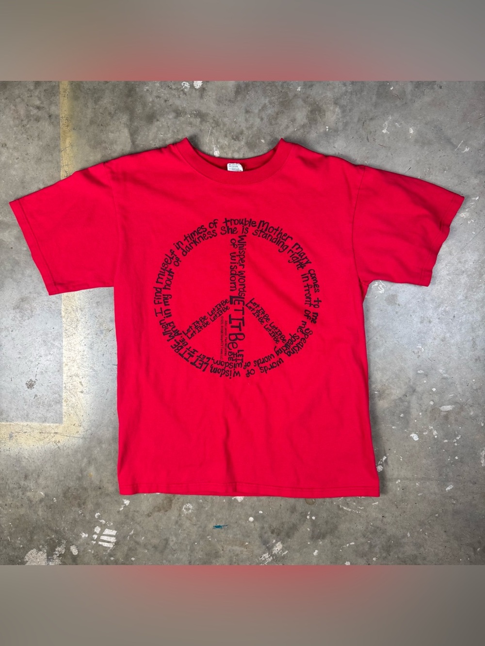 Vintage The Beatles T-Shirt Small 1998 Let It Be 1990s Paul McCartney Rock Band
